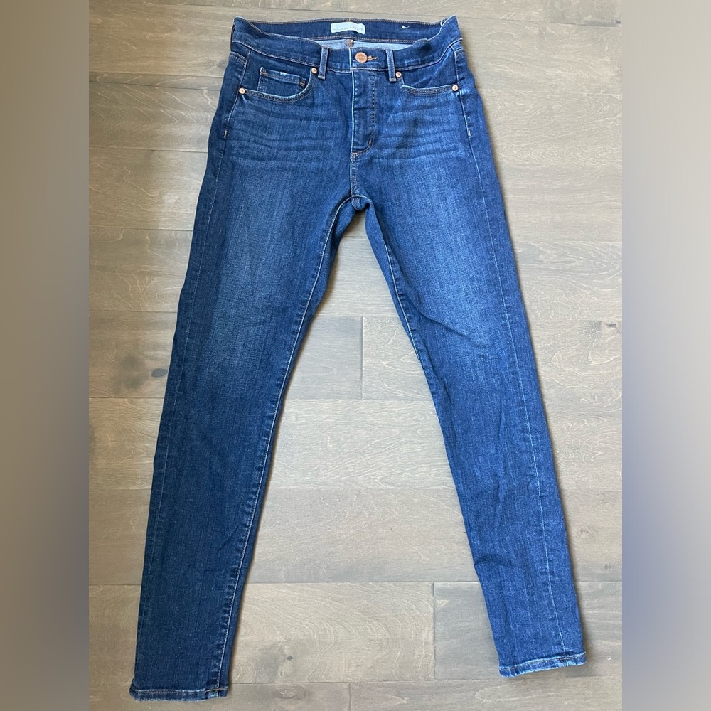 High rise skinny jeans